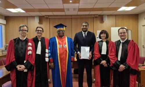 Esambo Kangashe au Jury de thèse de M. Pius Djolii A Mbonda à Sorbonne Paris Nord
