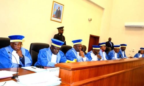 Prestation de  serment des membres de la Cour constitutionnelle